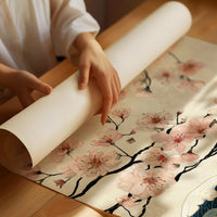 Ocean Waves Meet Cherry Blossoms