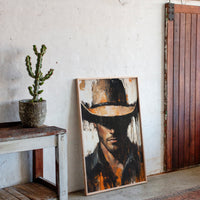 Shadowed Cowboy – Bold Western Expression