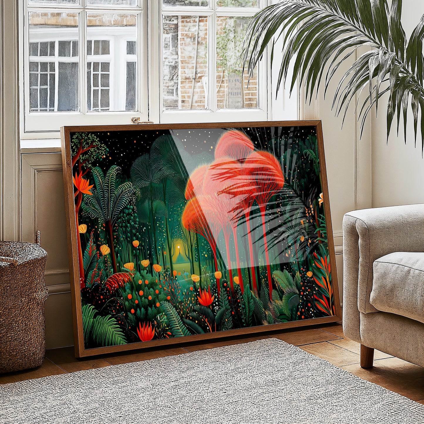 Coral Trees Dance In Midnight Gardens