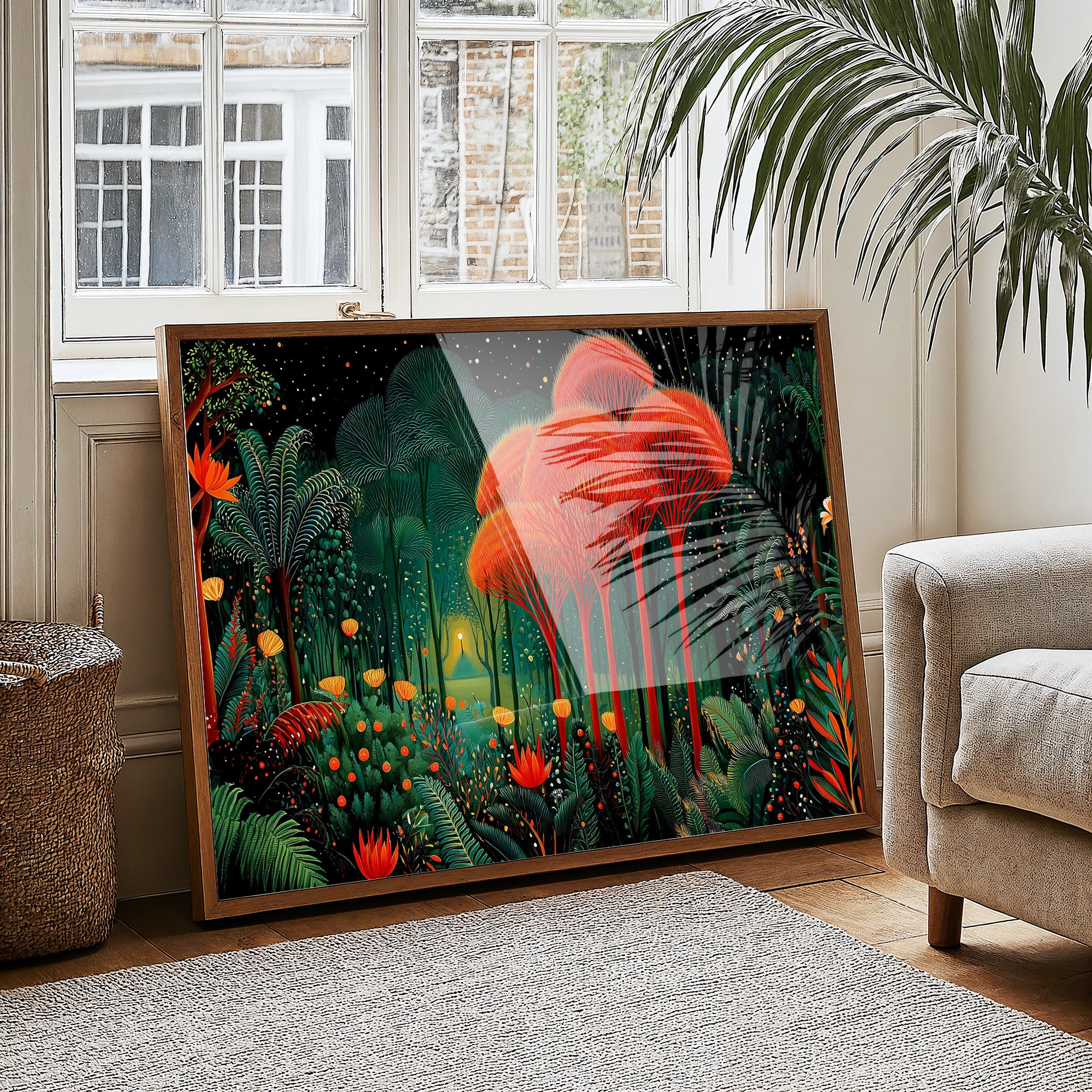 Coral Trees Dance In Midnight Gardens