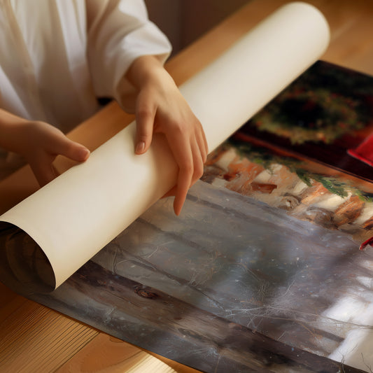 Red Rocker in Winter Quiet