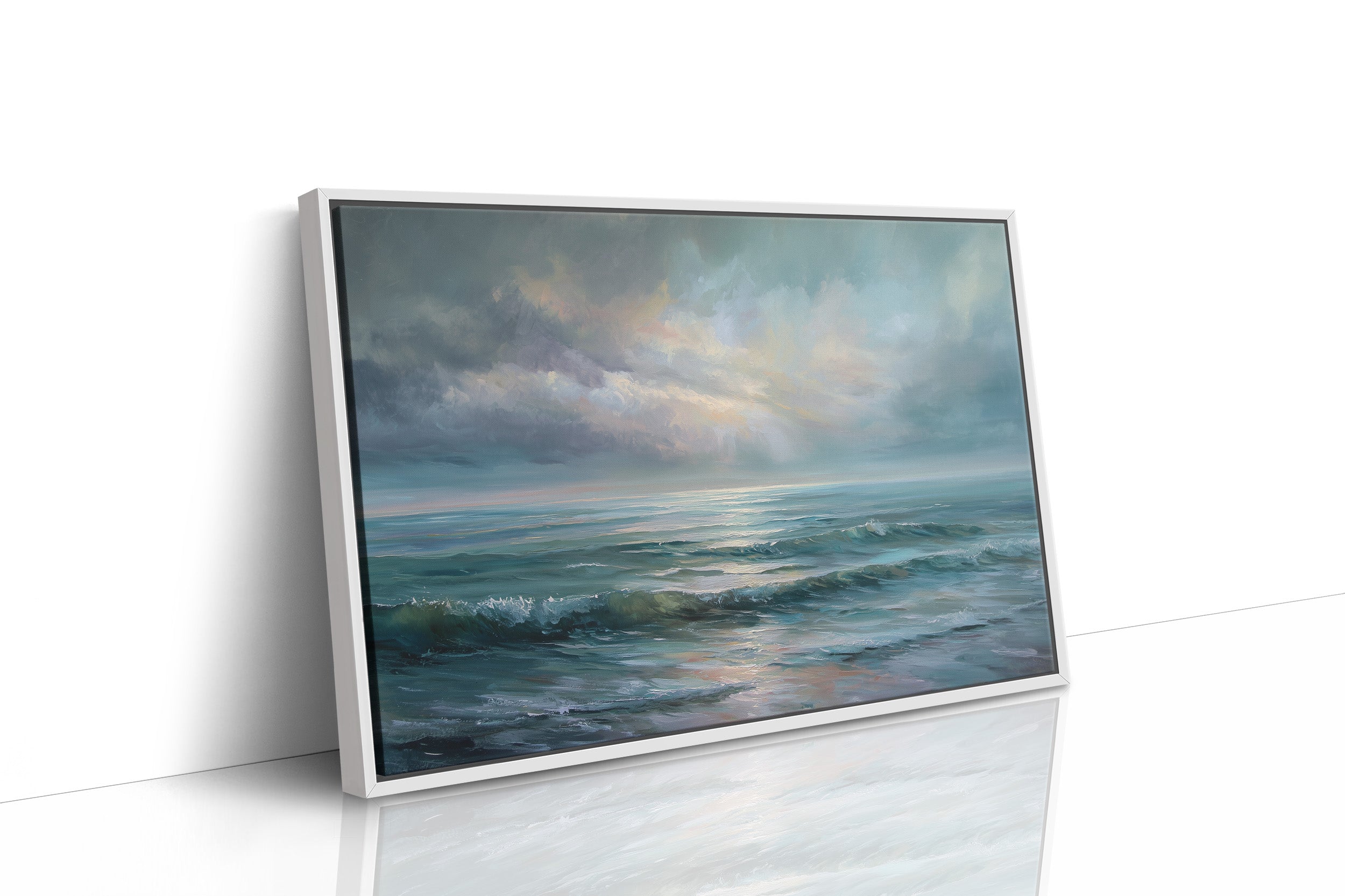 Ocean Breaths Between Storm Clouds