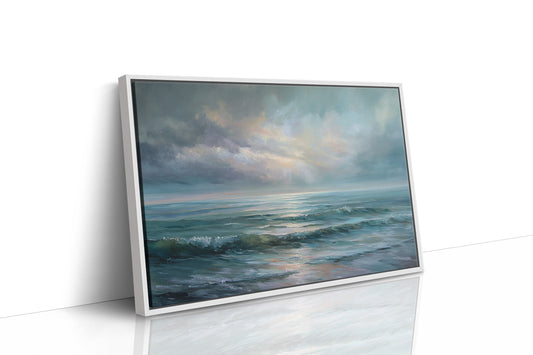 Ocean Breaths Between Storm Clouds