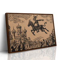 Ancient Riders Cross Storybook Skies