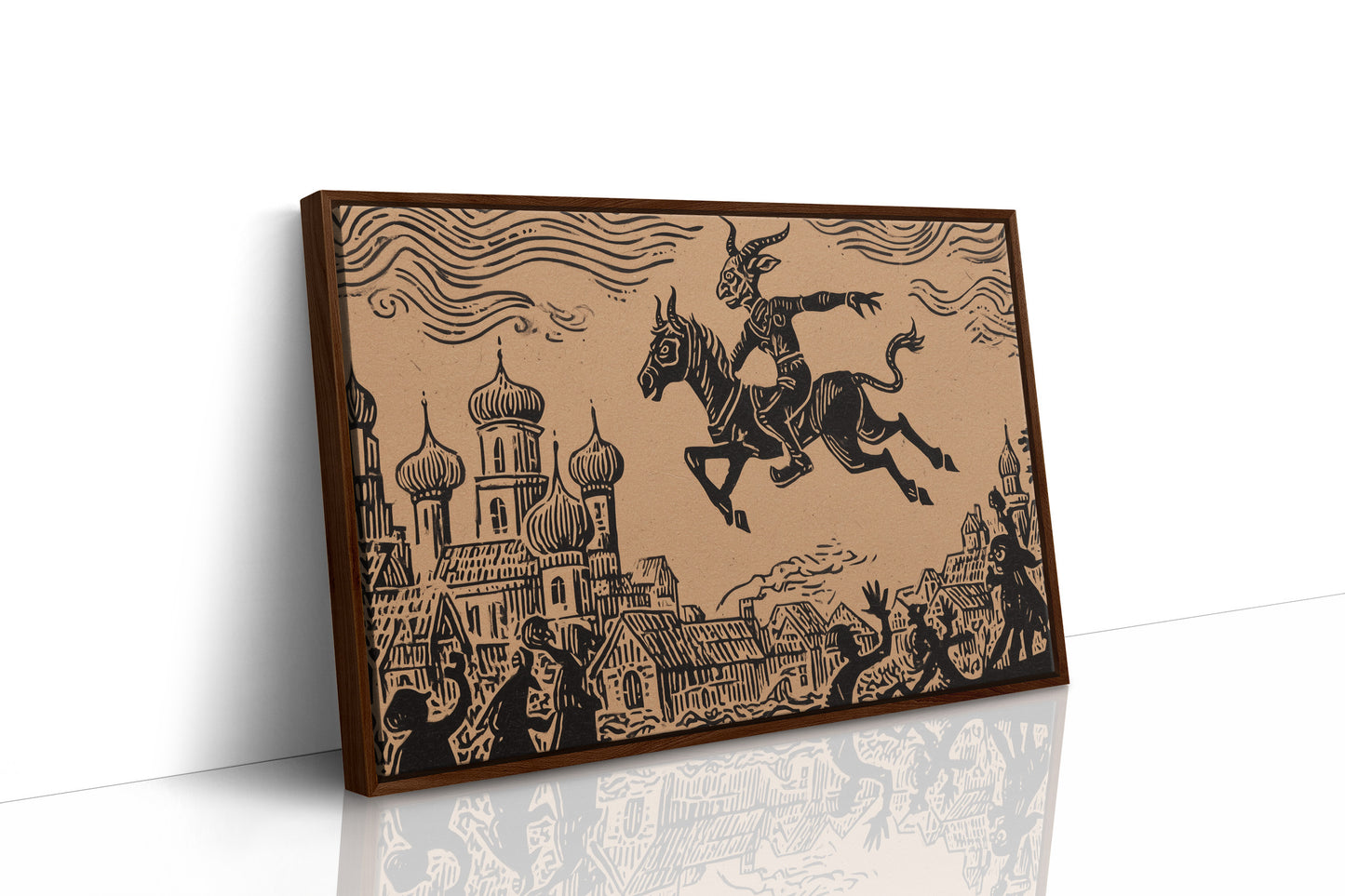 Ancient Riders Cross Storybook Skies