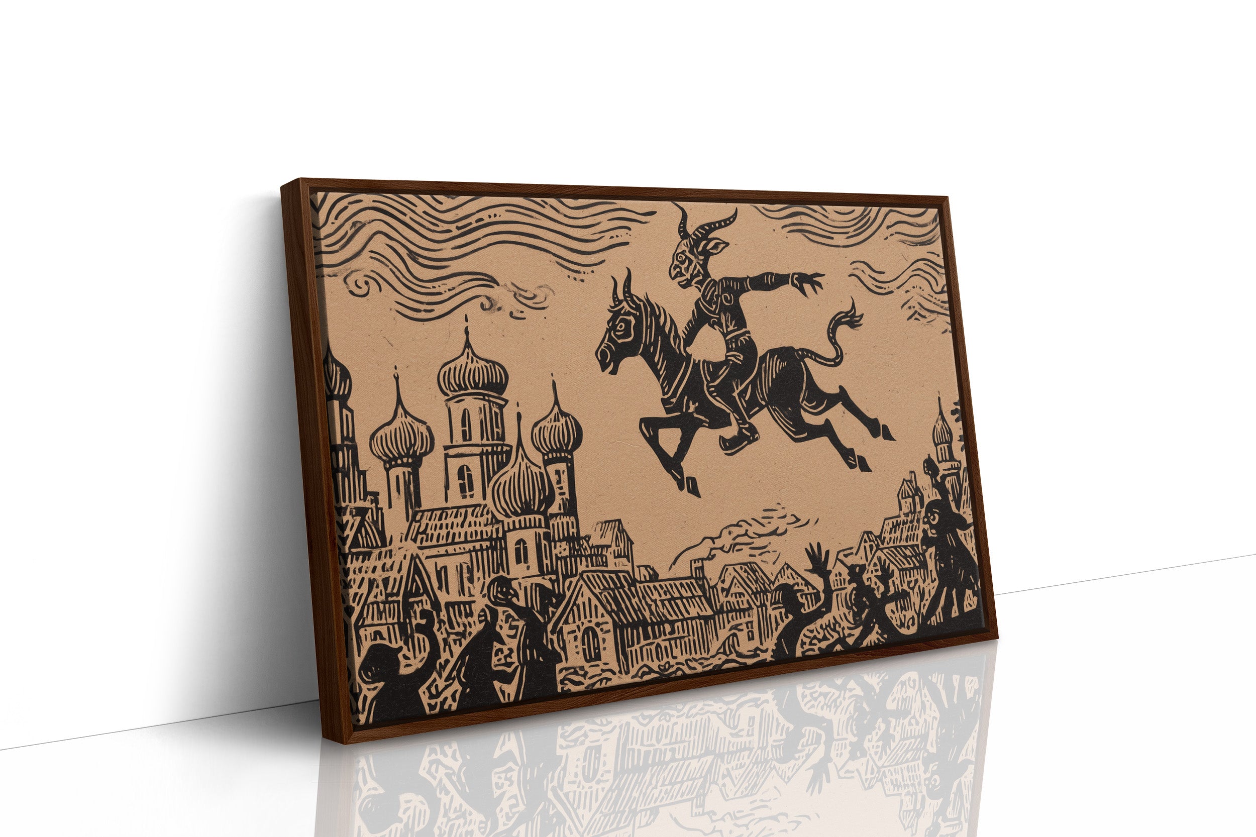 Ancient Riders Cross Storybook Skies