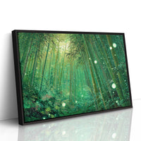Fireflies Dance Through Bamboo Forest