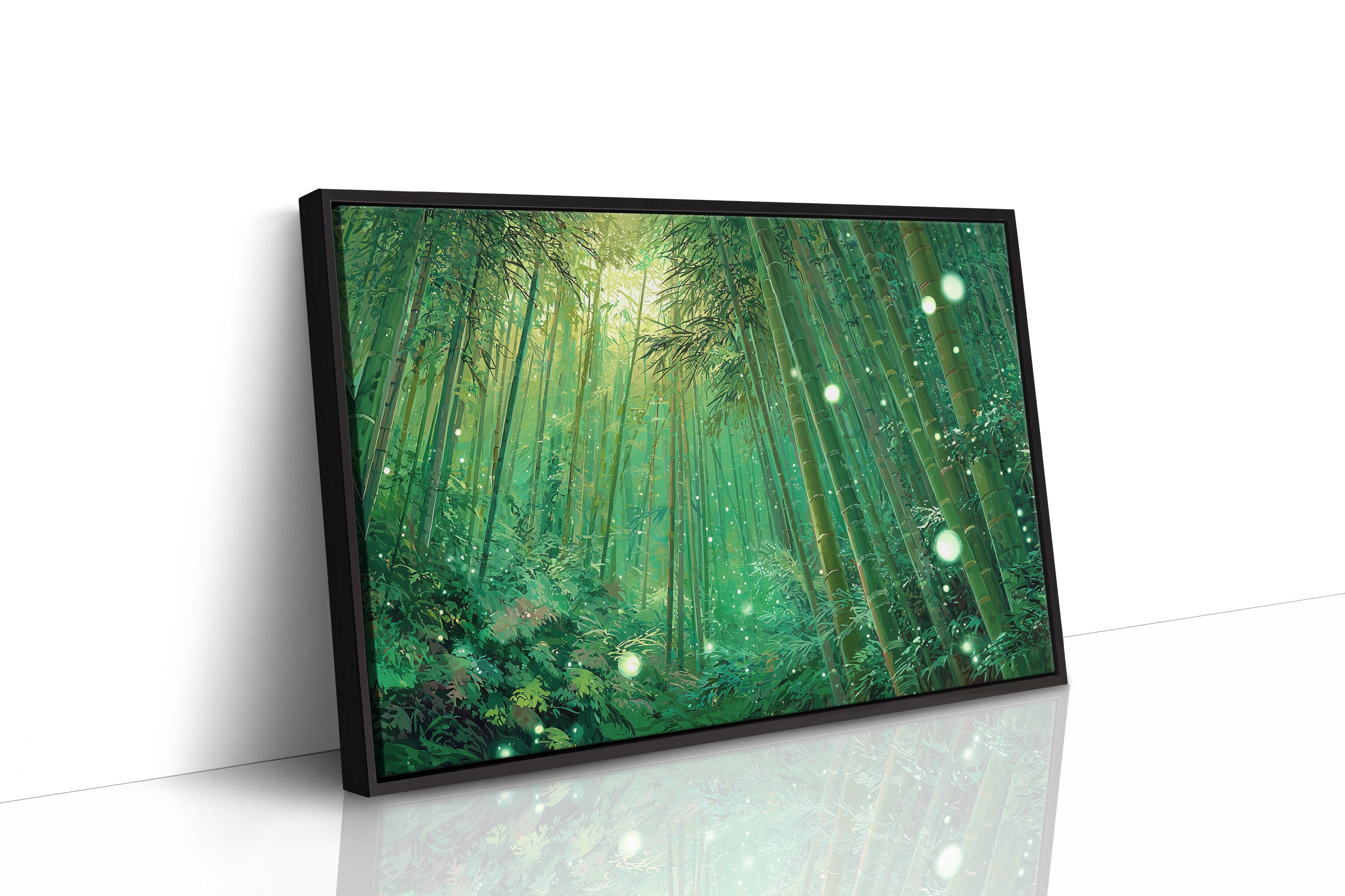 Fireflies Dance Through Bamboo Forest