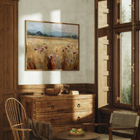 Wild Cosmos Dance Through Golden Fields