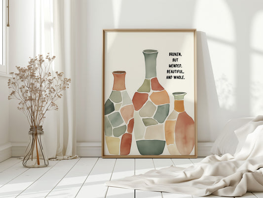 Broken But Mended Pottery Art