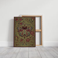Peacock Butterfly Tapestry: Art Nouveau Pattern Study