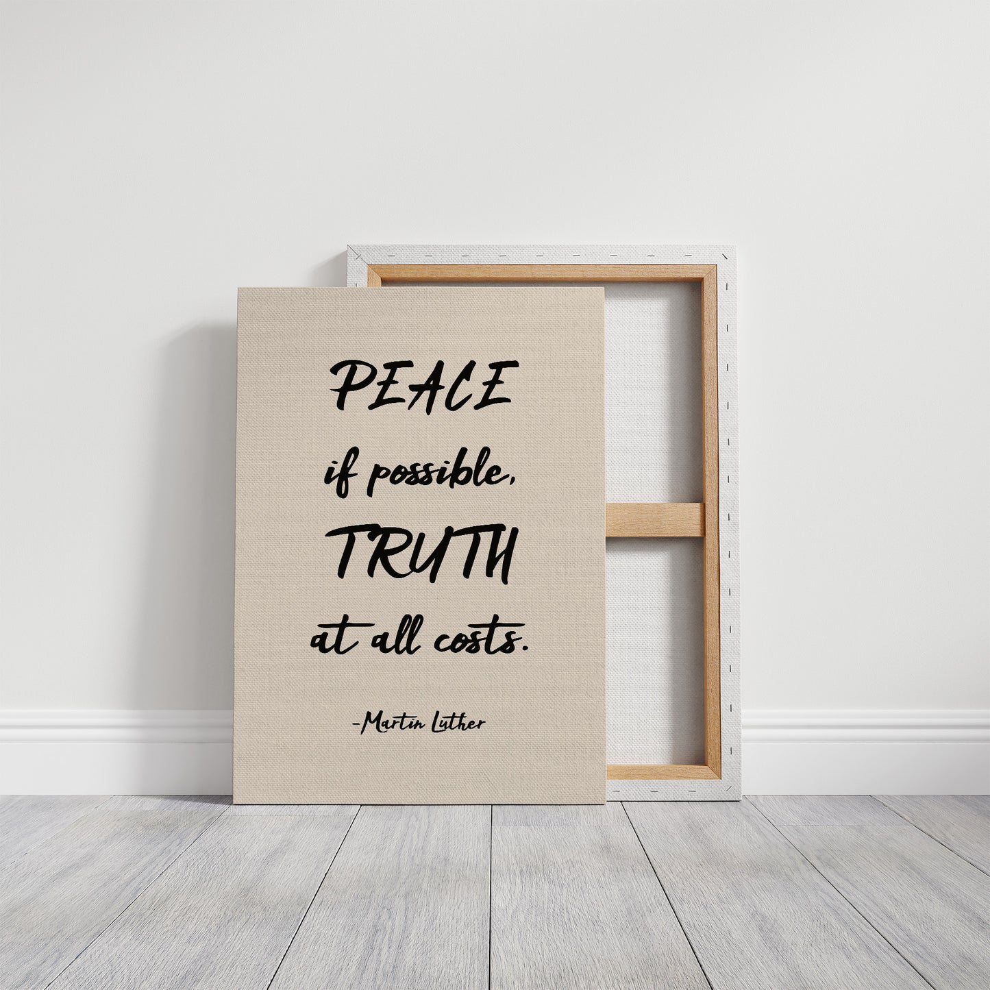 Peace If Possible Truth At All Costs Print