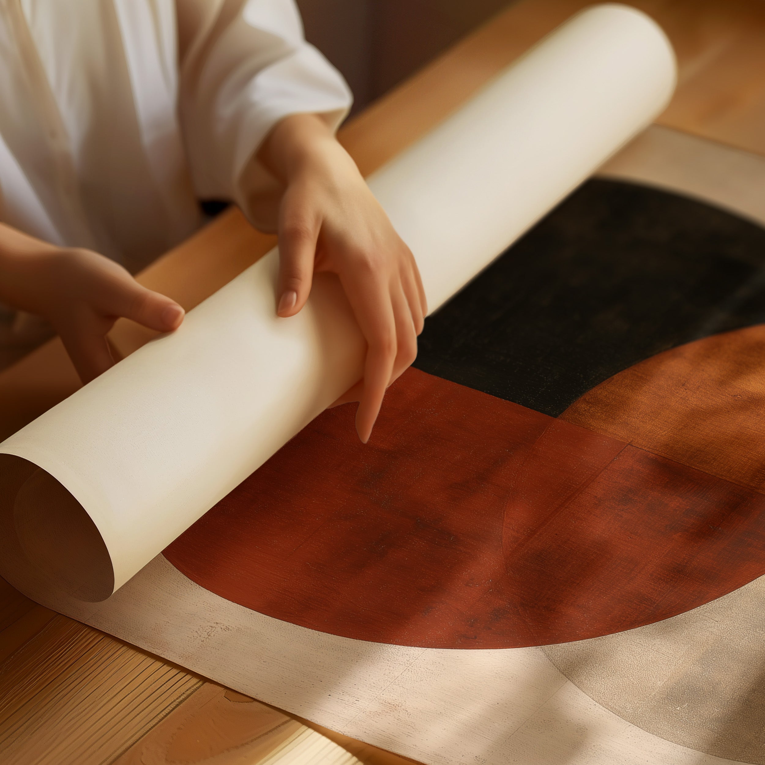 Circles Dance In Autumn Light