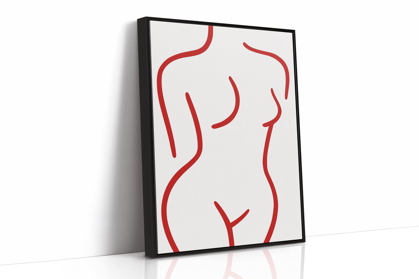 Crimson Lines Dance With Grace
