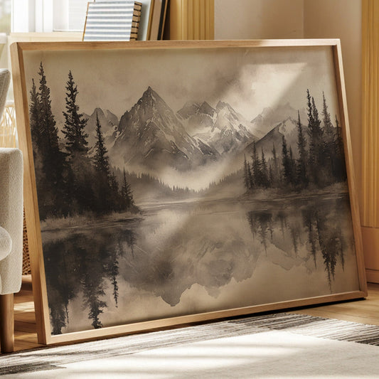Alpine Lake Holds Mountain Memories