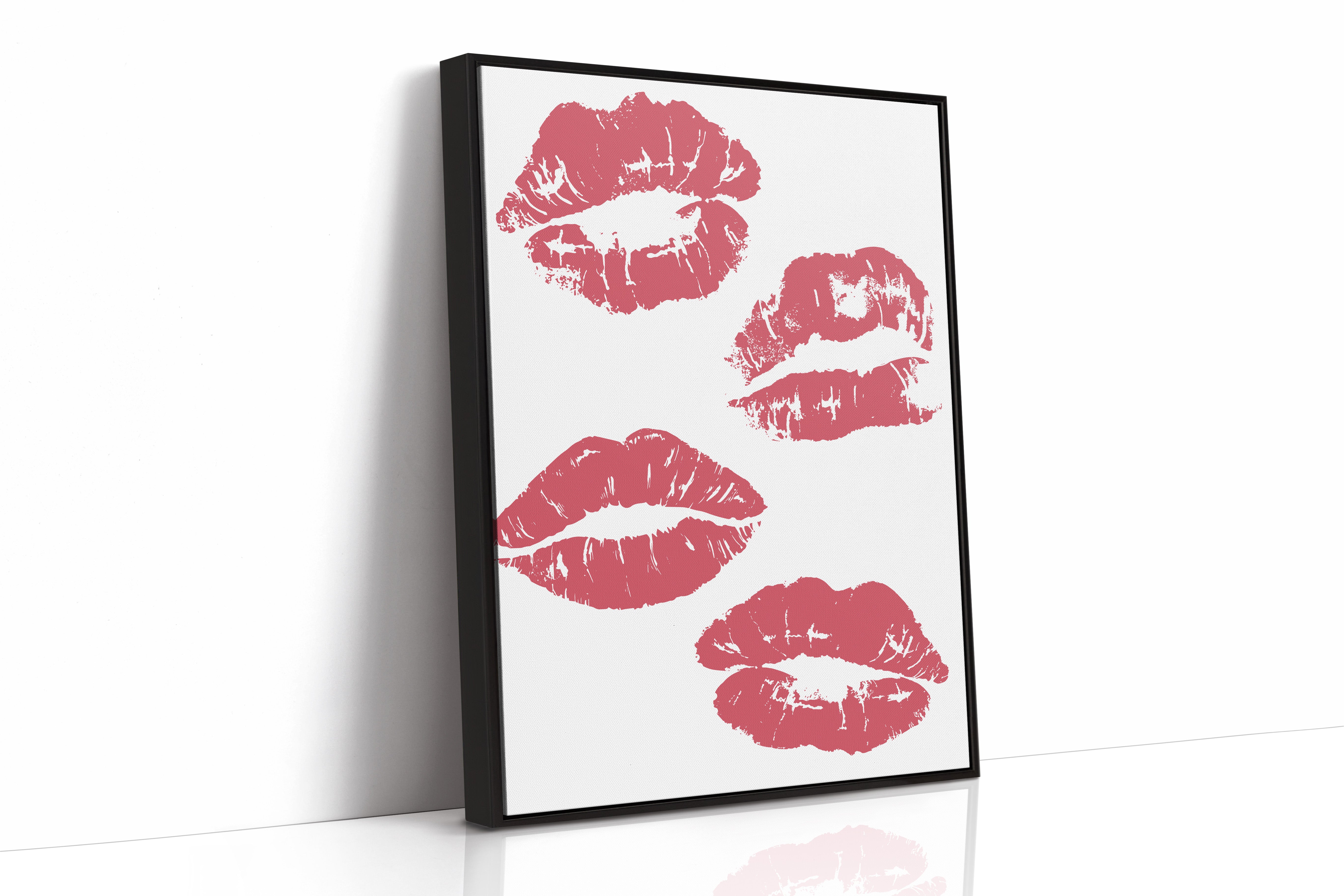 Coral Kisses Paint Modern Romance