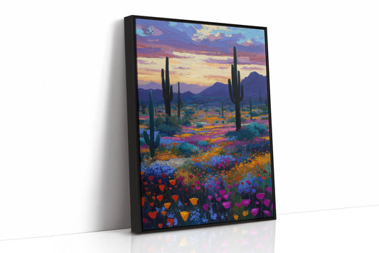 Wildflowers Dance Under Desert Stars