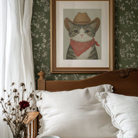 Sunset Ranch Cat Tips His Hat