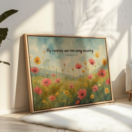 New Every Morning Wildflower Sunrise