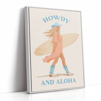 Cowgirl Waves Meet Sandy Shores