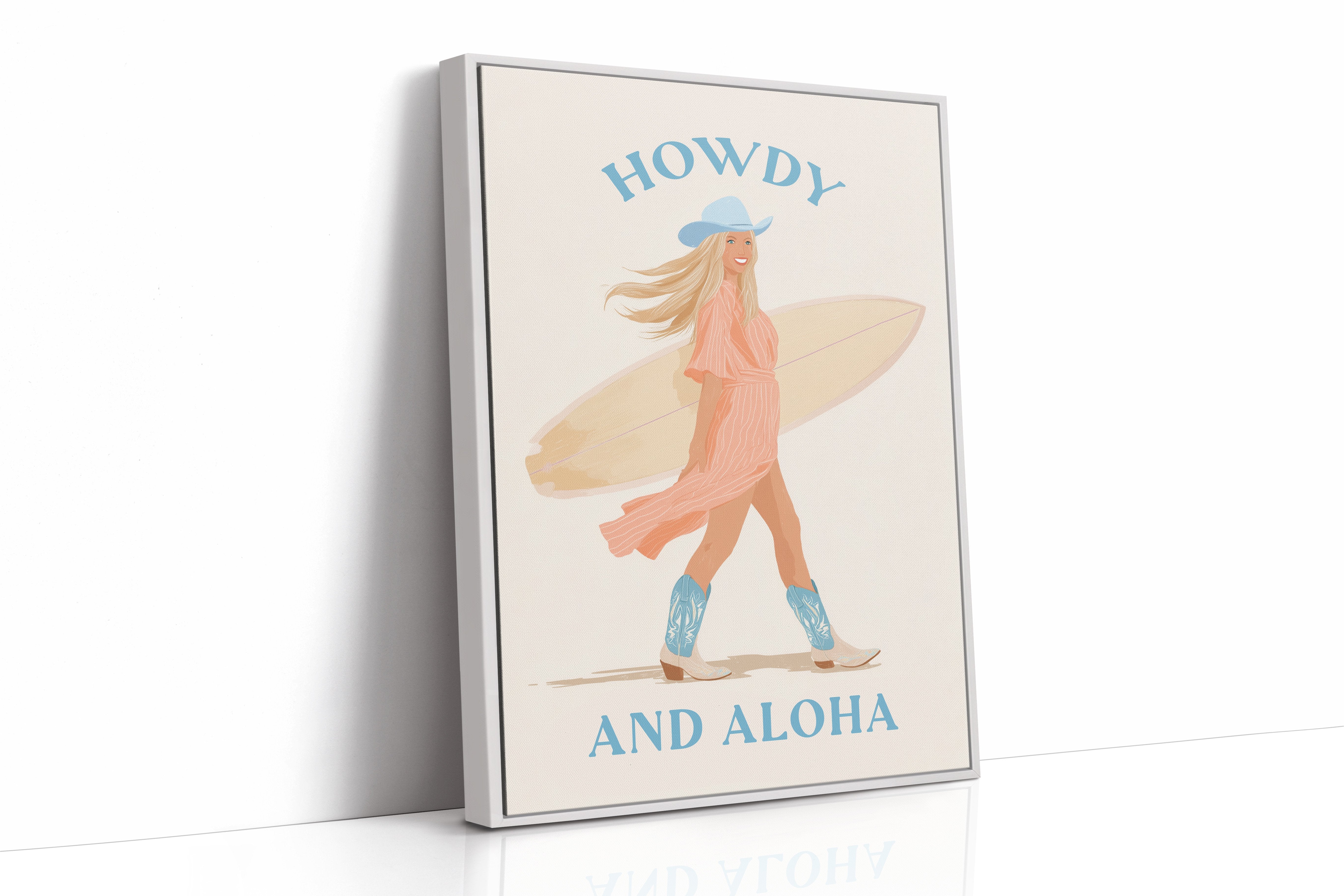 Cowgirl Waves Meet Sandy Shores