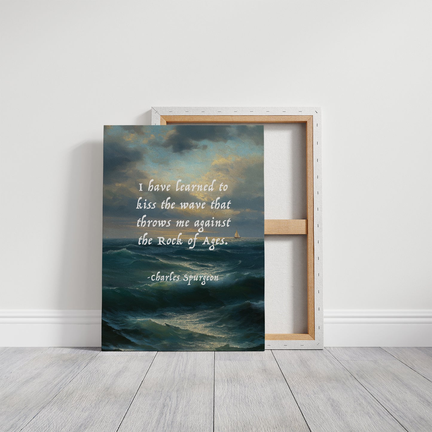 Kiss the Wave Rock of Ages Quote Art