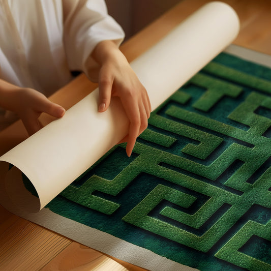 Emerald Paths Wind Through Time