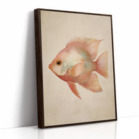 Coral Reef Nobility: Portrait in Blush