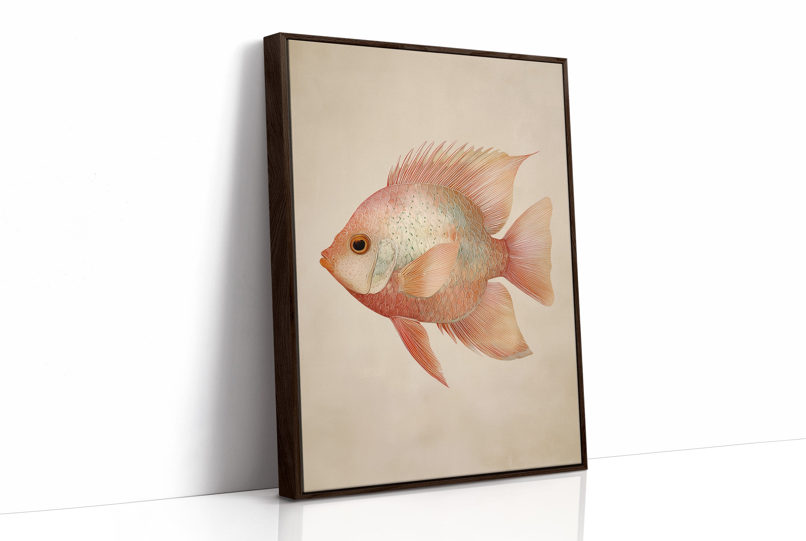 Coral Reef Nobility: Portrait in Blush