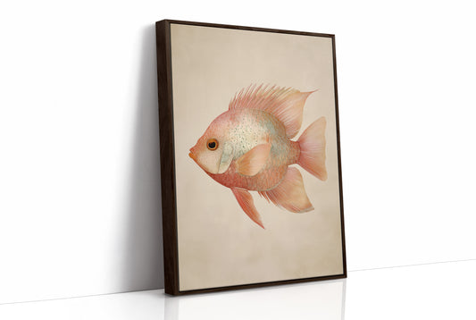 Coral Reef Nobility: Portrait in Blush