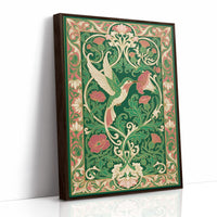 Hummingbird & Morning Glory: Art Nouveau Pattern Study