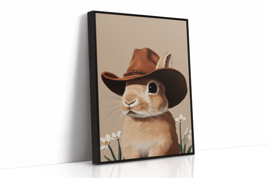 Ranch Rabbit Tips His Leather Crown