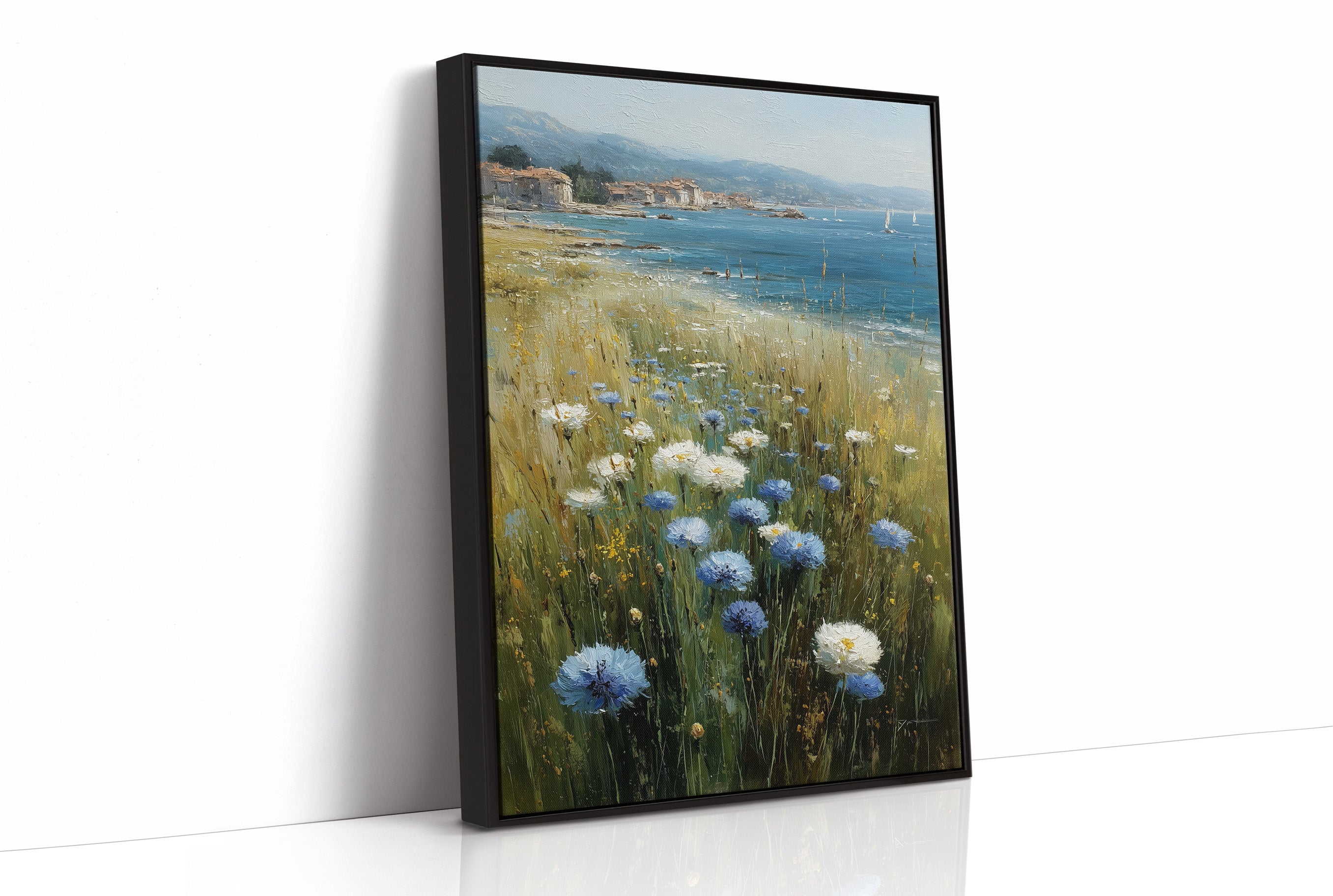 Cornflowers Face the Sailing Wind