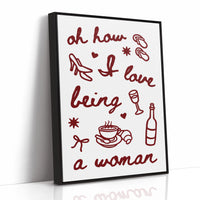 Sweet Moments In Burgundy Lines