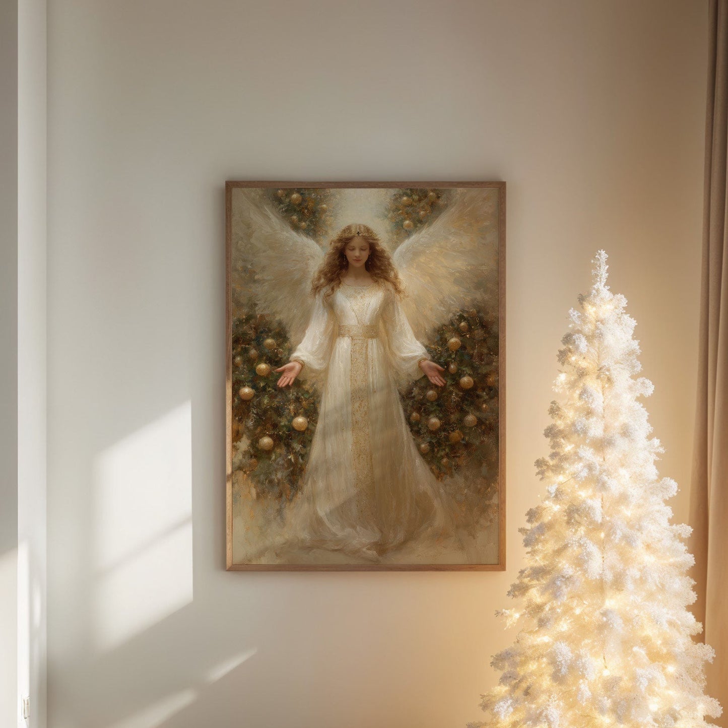 Golden Light Brings Christmas Peace