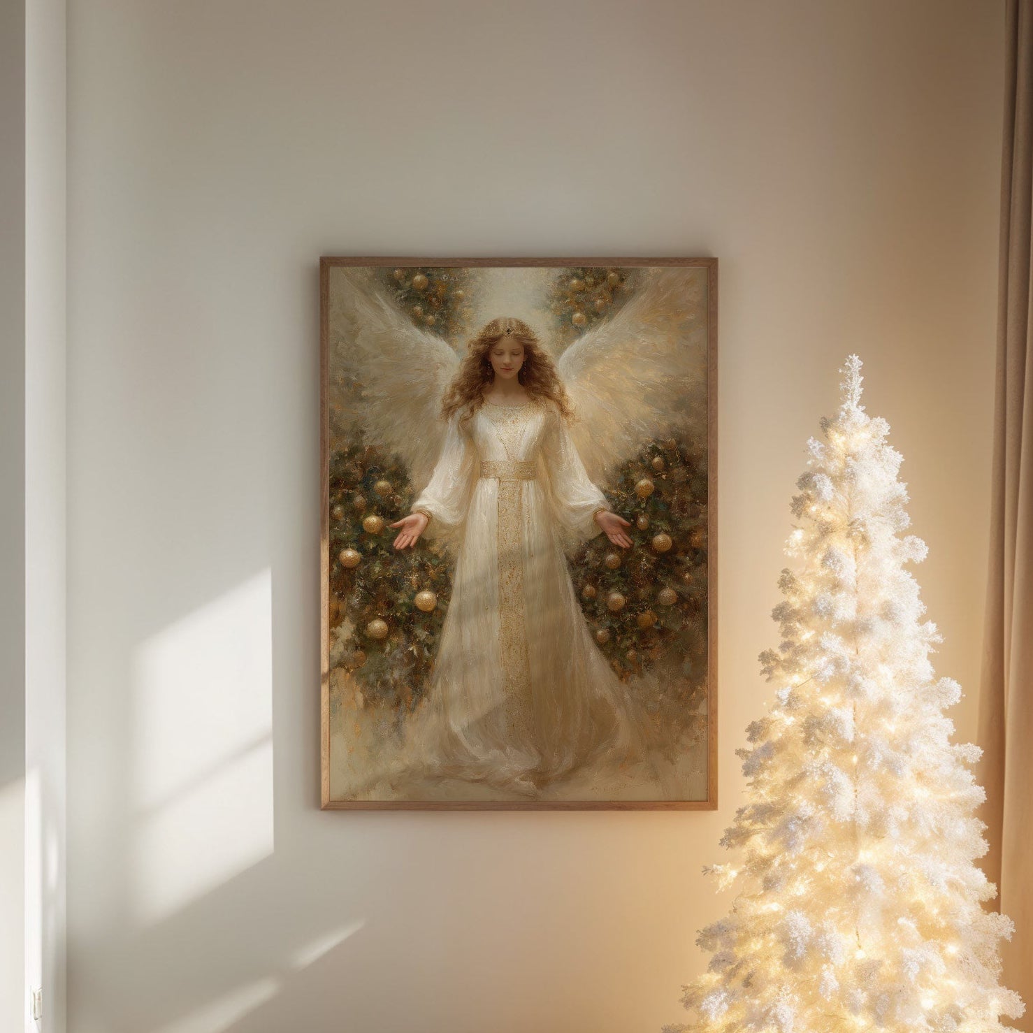 Golden Light Brings Christmas Peace