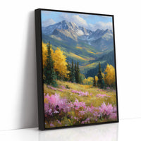 Gold Aspens, Pink Meadow, One Deep Breath