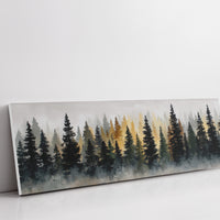 Pines Rising Through Morning Mist