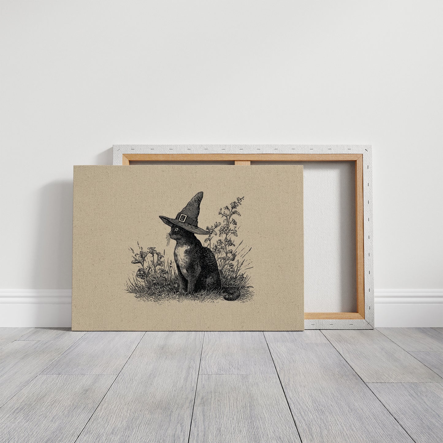 Feline Sorcery Among Meadow Herbs