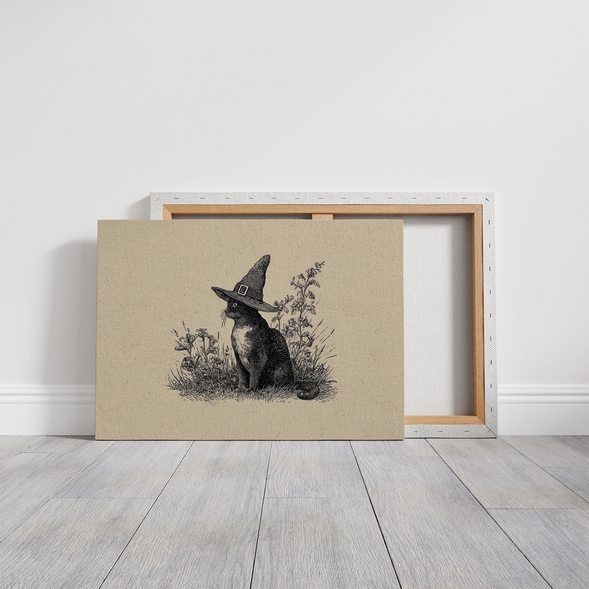 Feline Sorcery Among Meadow Herbs