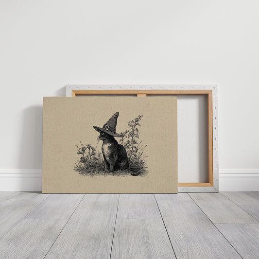 Feline Sorcery Among Meadow Herbs