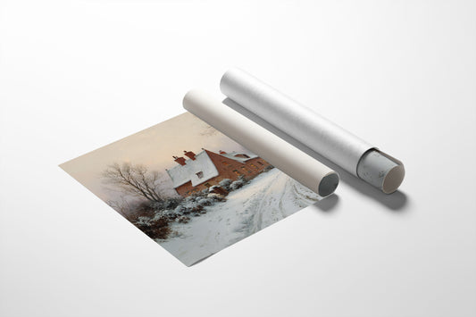 Brick Cottage Awaits Winter Stories