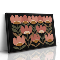 Coral Blooms Dance Against Midnight