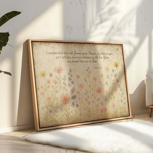 Consider the Wildflowers Luke 12:27