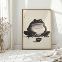 Zen Frog – A Moment of Tea