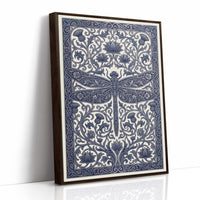Dragonfly Lattice: Art Nouveau Pattern Study