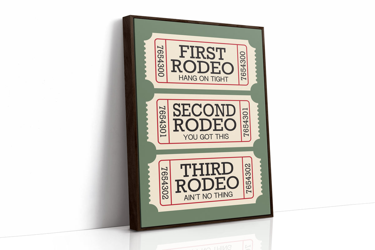 First, Second, Third Rodeo Tickets