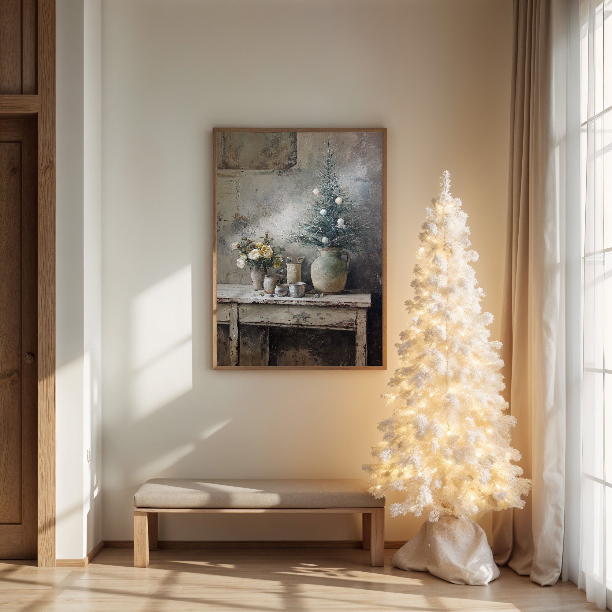 Vintage Christmas Memories In Frame