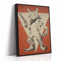 Outlaw Kitten Struts Western Tales