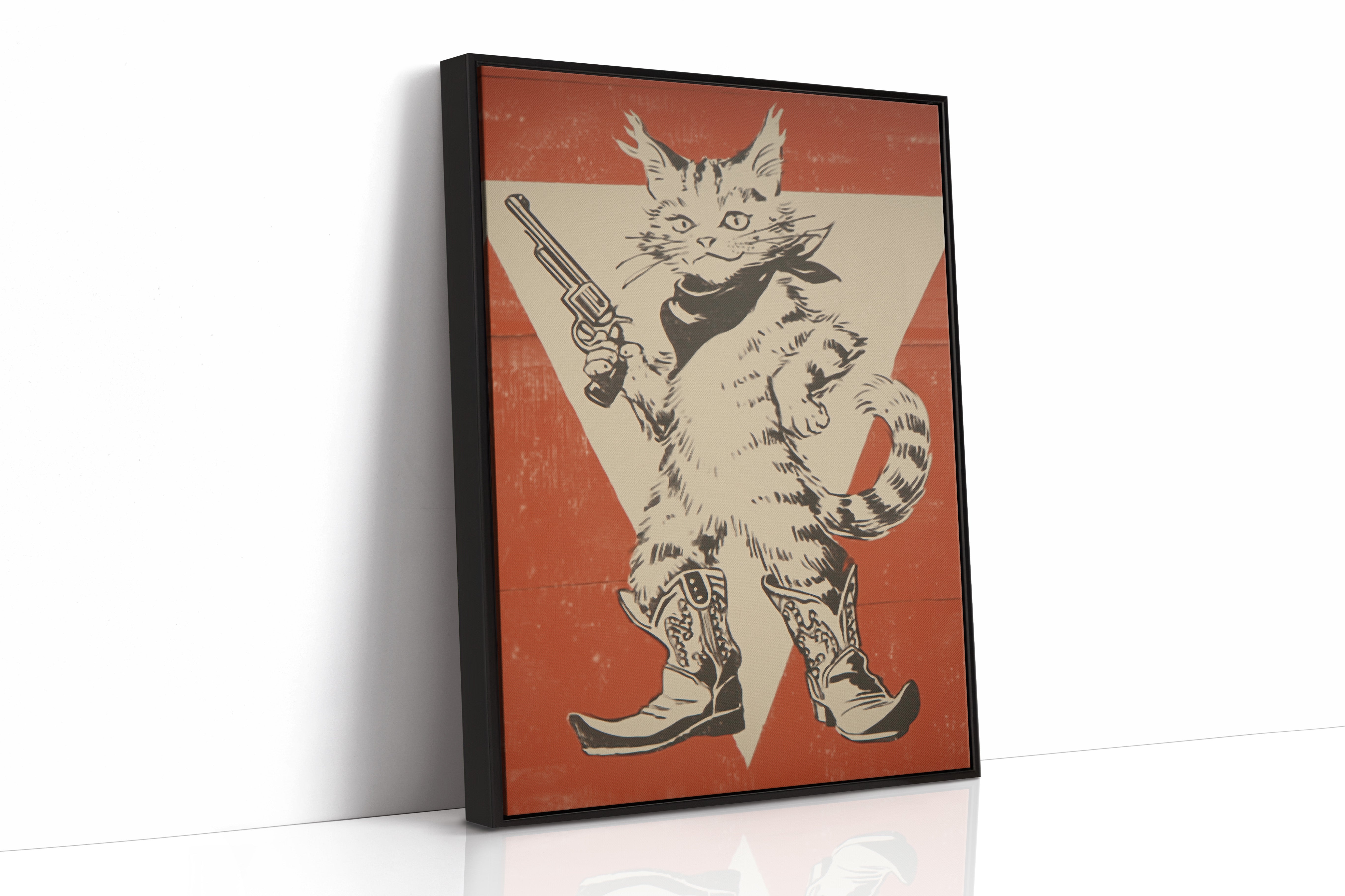 Outlaw Kitten Struts Western Tales